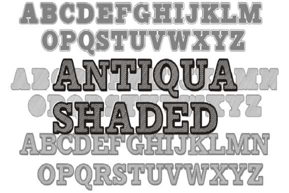 Antiqua Shaded: A Font That Speaks Volumes in Your Campaigns