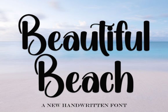 Beautiful Beach: A Versatile Display Font for Digital Design