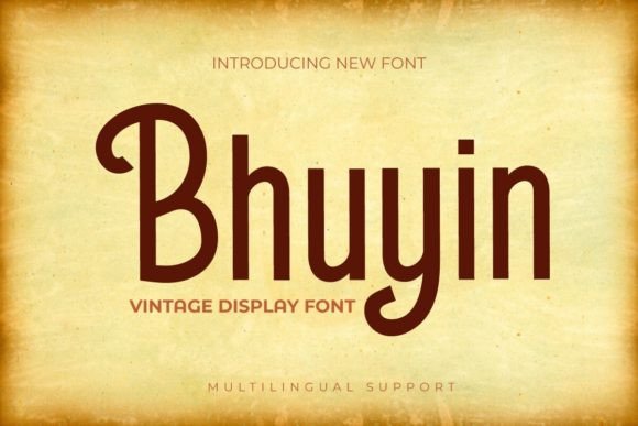 Bhuyin: A Bold Font for a Strong Brand