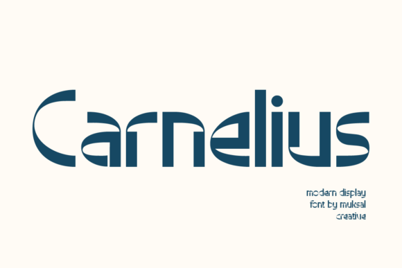 Carnelius: A Display Font That Feels Like a Thoughtful Pause