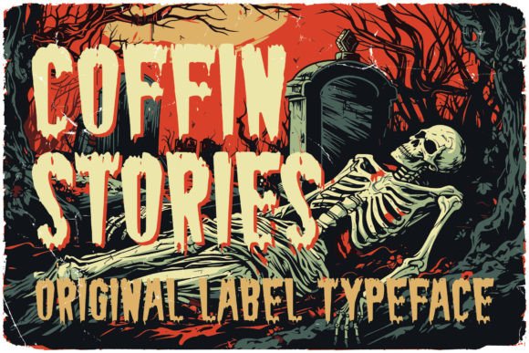 Coffin Stories: A Display Font That Screams “80s Horror—But Makes Your Message Instantly Clear”