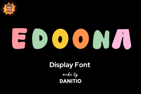 Edoona: A Playful Display Font That Brings Warmth to Real Branding Projects