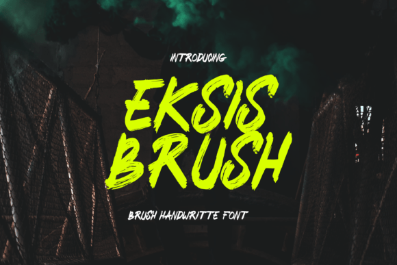 Eksis Brush: A Display Font That Cuts Through the Feed