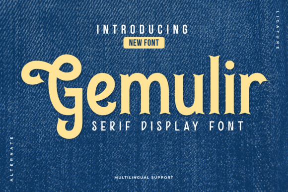 Gemulir: A Timeless Serif for Editorial Excellence