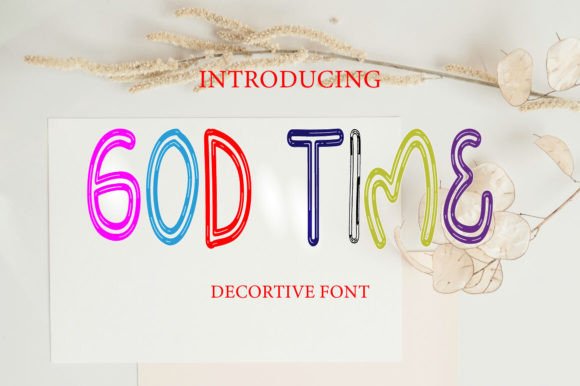 God Time: A Display Font That Anchors Brand Identity
