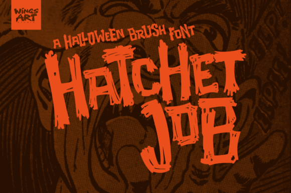 Hatchet Job: A Bold Display Font for Horror-Inspired Digital Brands