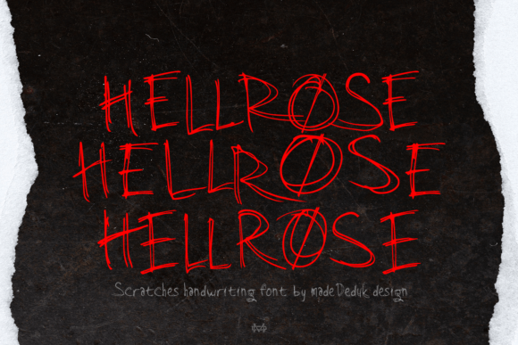 Hellrose: A Hand-Drawn Display Font That Feels Human