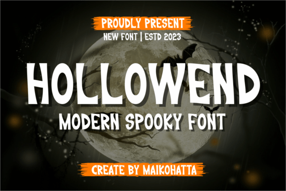 Hollowend: A Bold, Airy Display Font That Demands Space