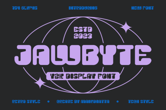 Jawbyte: A Display Font That Feels Like a Nostalgic Click