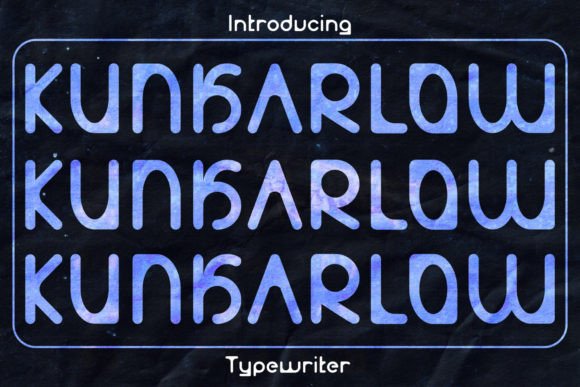 Kunkarlow: A Display Font That Adds Mechanical Charm to Brand Identity
