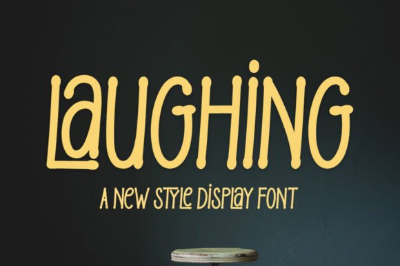 Laughing Font: A Playful Display Typeface for Editorial Charm