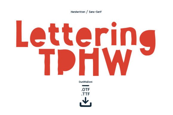 Lettering Tphw: A Display Font That Feels Like a Design Secret
