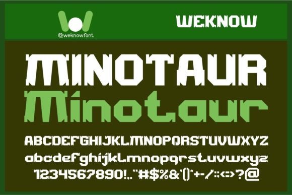 Minotaur: A Techno-Sci-Fi Display Font That Anchors Editorial Identity