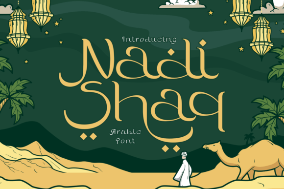 Nadishaq: A Display Typeface That Speaks With Arabic Soul