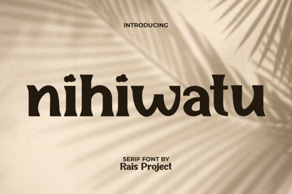 Nihiwatu: A Display Font for Dynamic Web Design