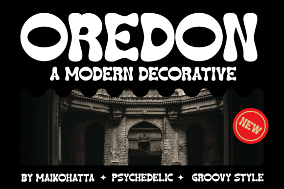 Oredon: A Vibrant Display Font for Digital Branding