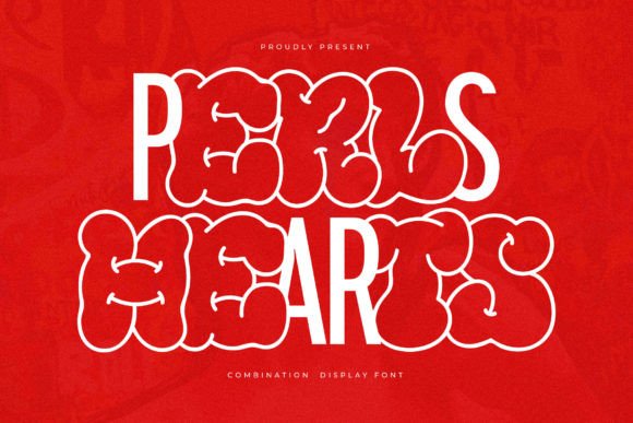 Perls Hearts: A Joyful Display Font for Handmade Creators