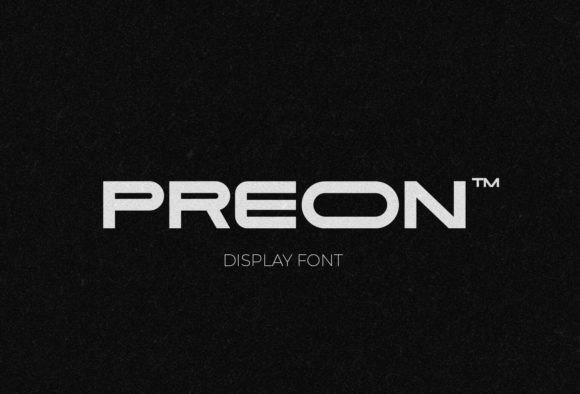 Preon: A Bold Display Serif Font for Handmade Creators