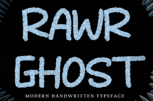 Rawr Ghost: A Display Font That Grabs Attention