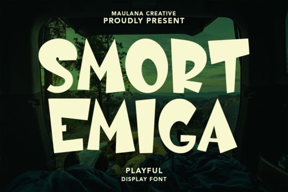 Smort Emiga: A Playful Display Font That Stands Out in Fast-Scrolling Feeds