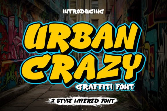 Urban Crazy: A Display Font That Commands Attention
