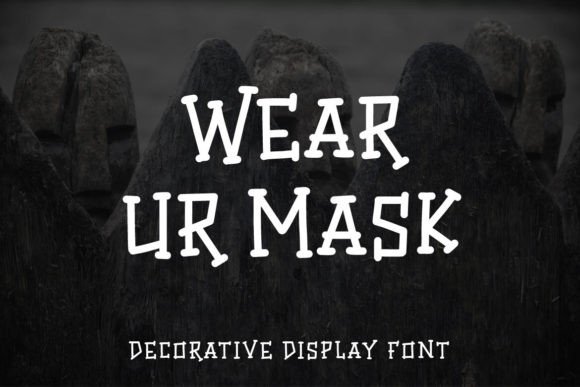 Wear Ur Mask: A Font That Spooks and Speaks